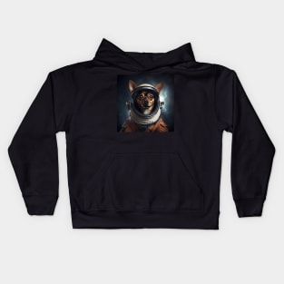 Astro Dog - Miniature Pinscher Kids Hoodie